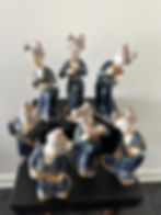 Thumbnail: 01)  Vintage Earthenware Teenage Chinese Musicians