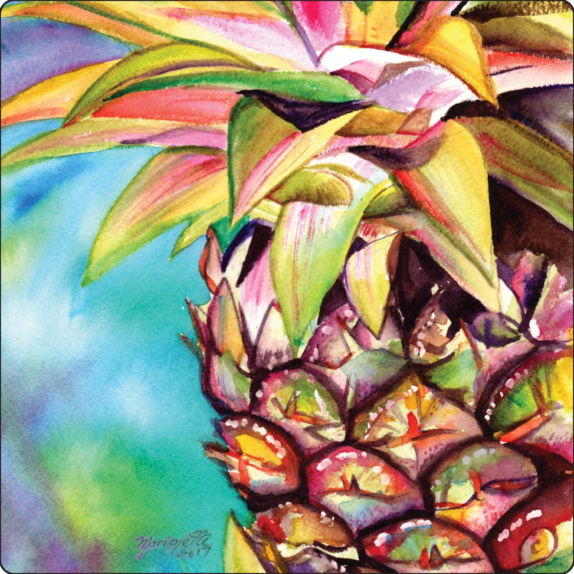 MT Delightful Pineapple Magnet • Made in Hawaii