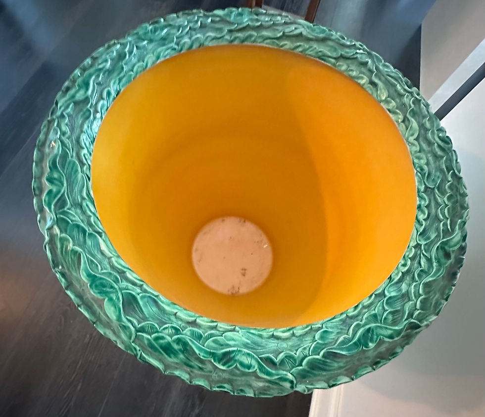 Thumbnail: 61) Chinese Ceramic Planter on Stand