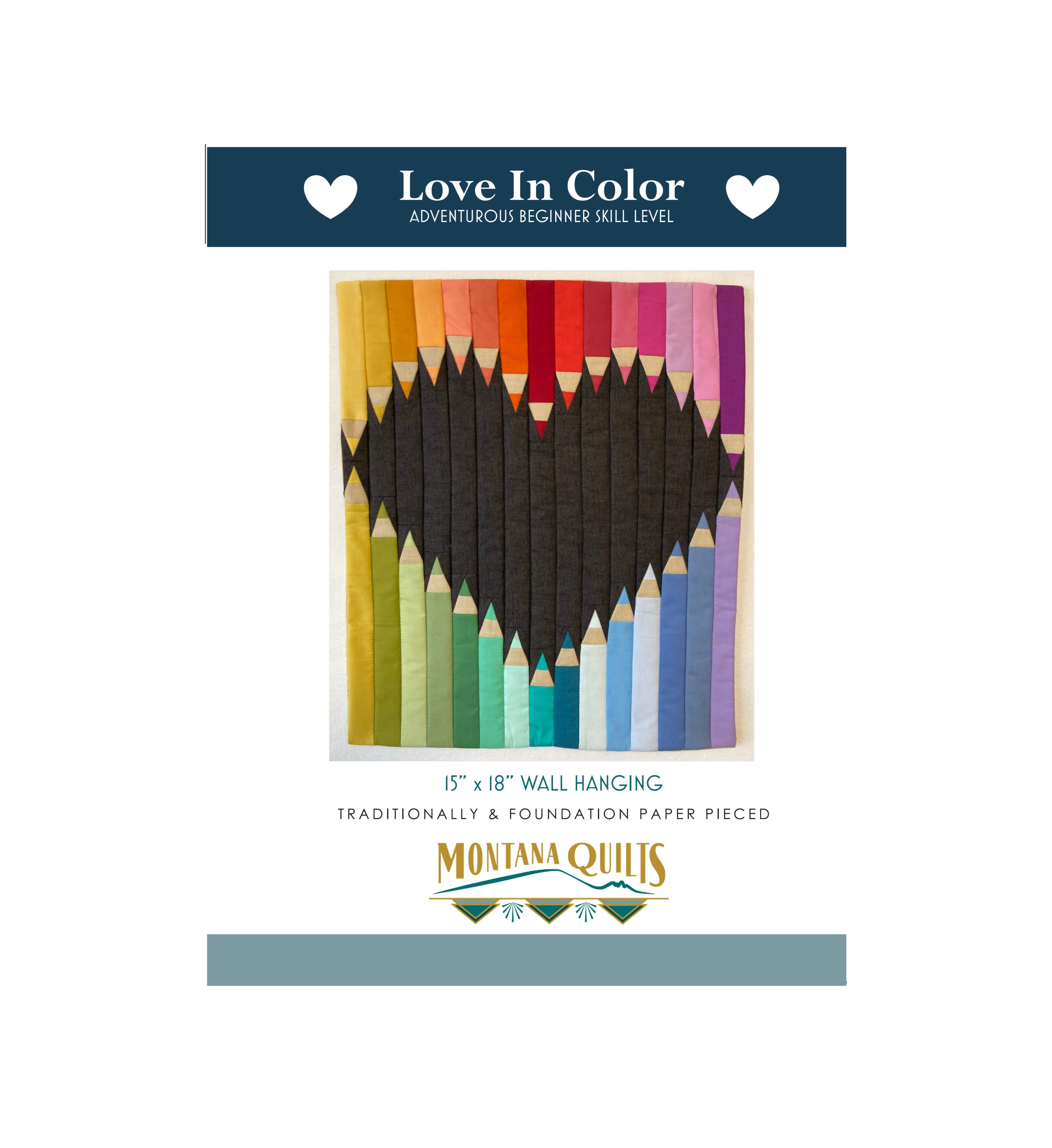 PDF Love in Color Wall Hanging Pattern