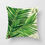 Thumbnail: Vintage Flower Tropical Leaves Cushion Cover