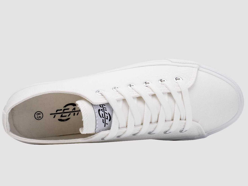 サムネイル： Retro Low Top All White Casual Summer Sneaker SB Canvas Shoes Unisex Size