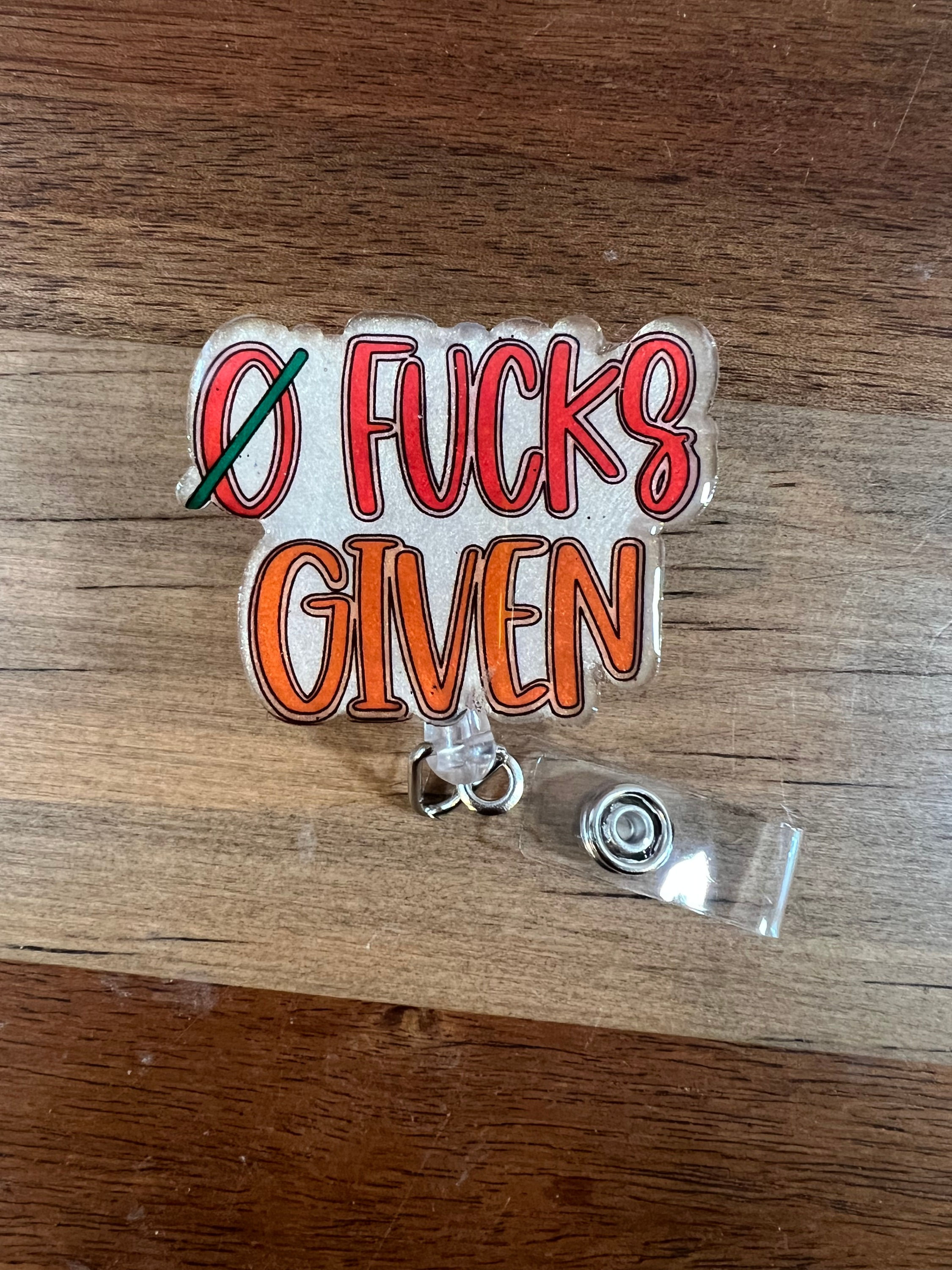 Zero Fucks given Badge Reel