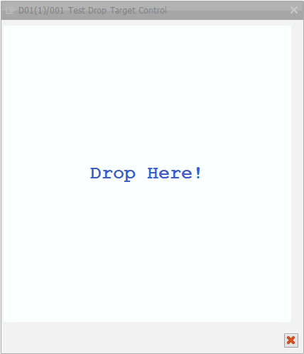 Drop Target Control
