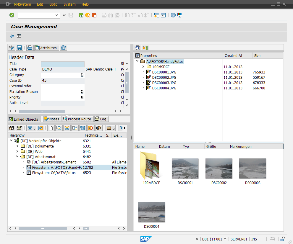 File System Service Provider für SAP