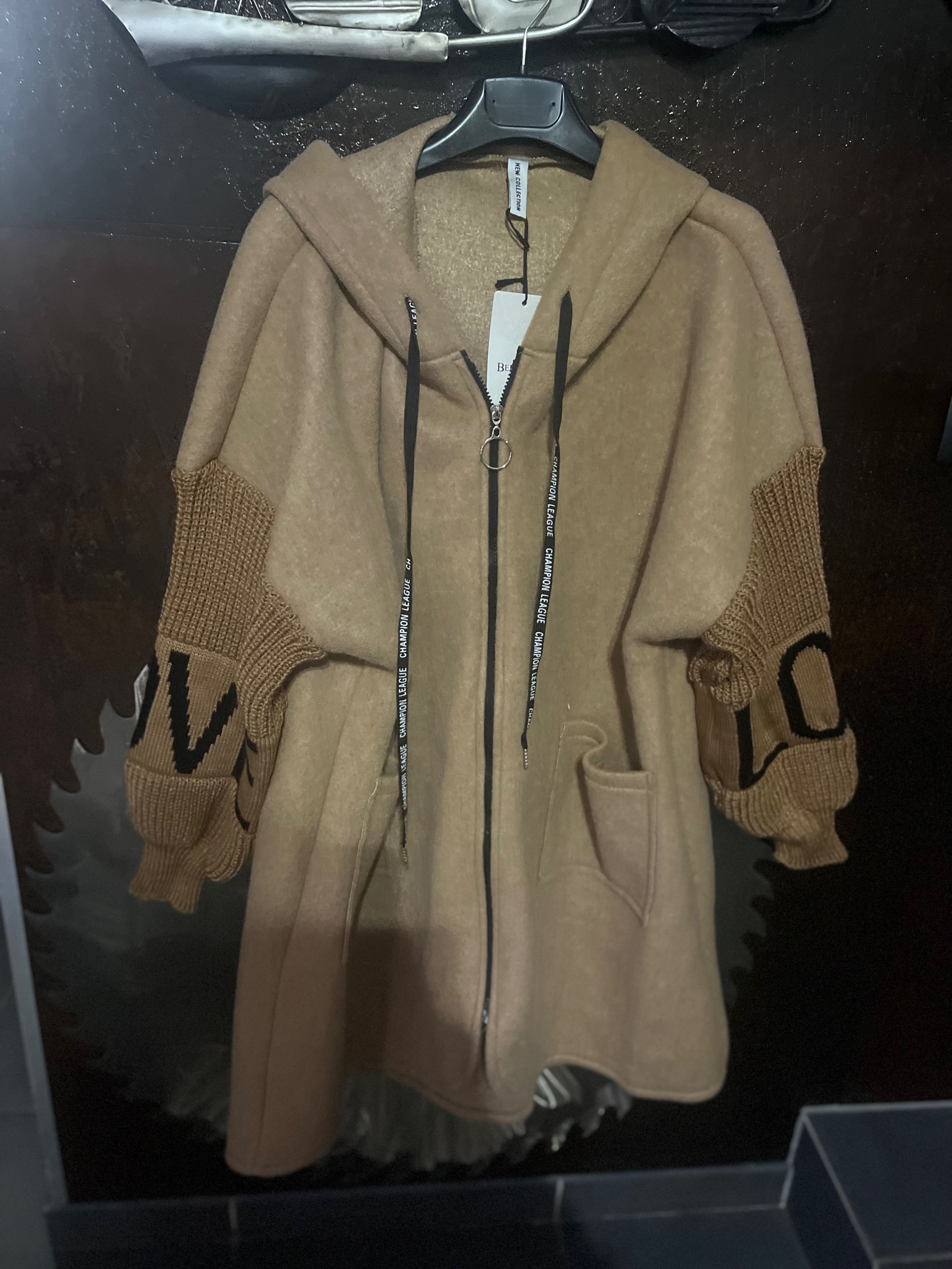 Manteau love camel grande taille solde