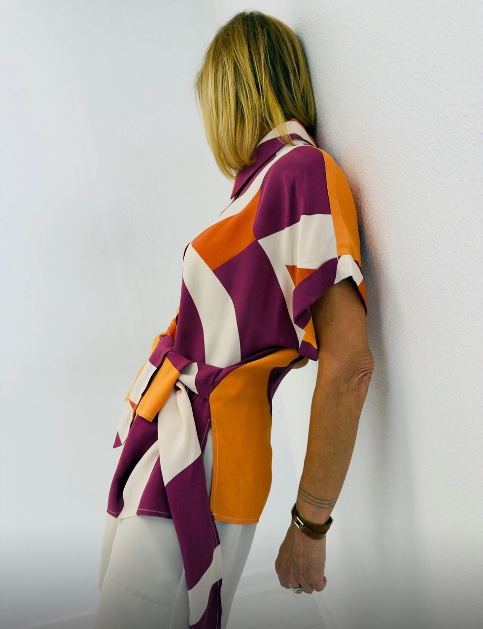 Miniature : Chemise multicolore nouée 