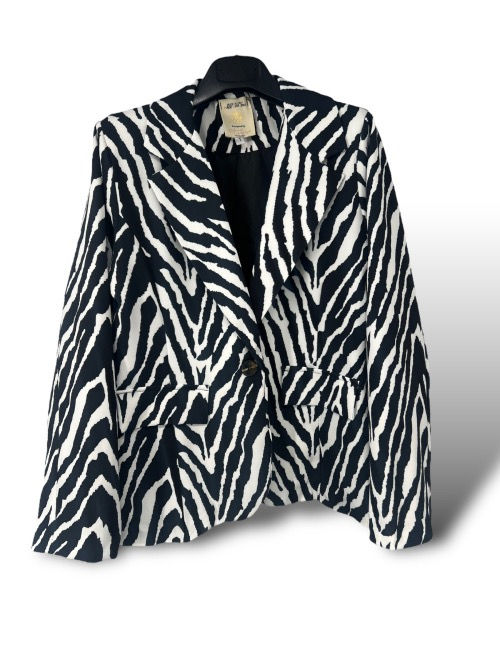Veste black zébra 