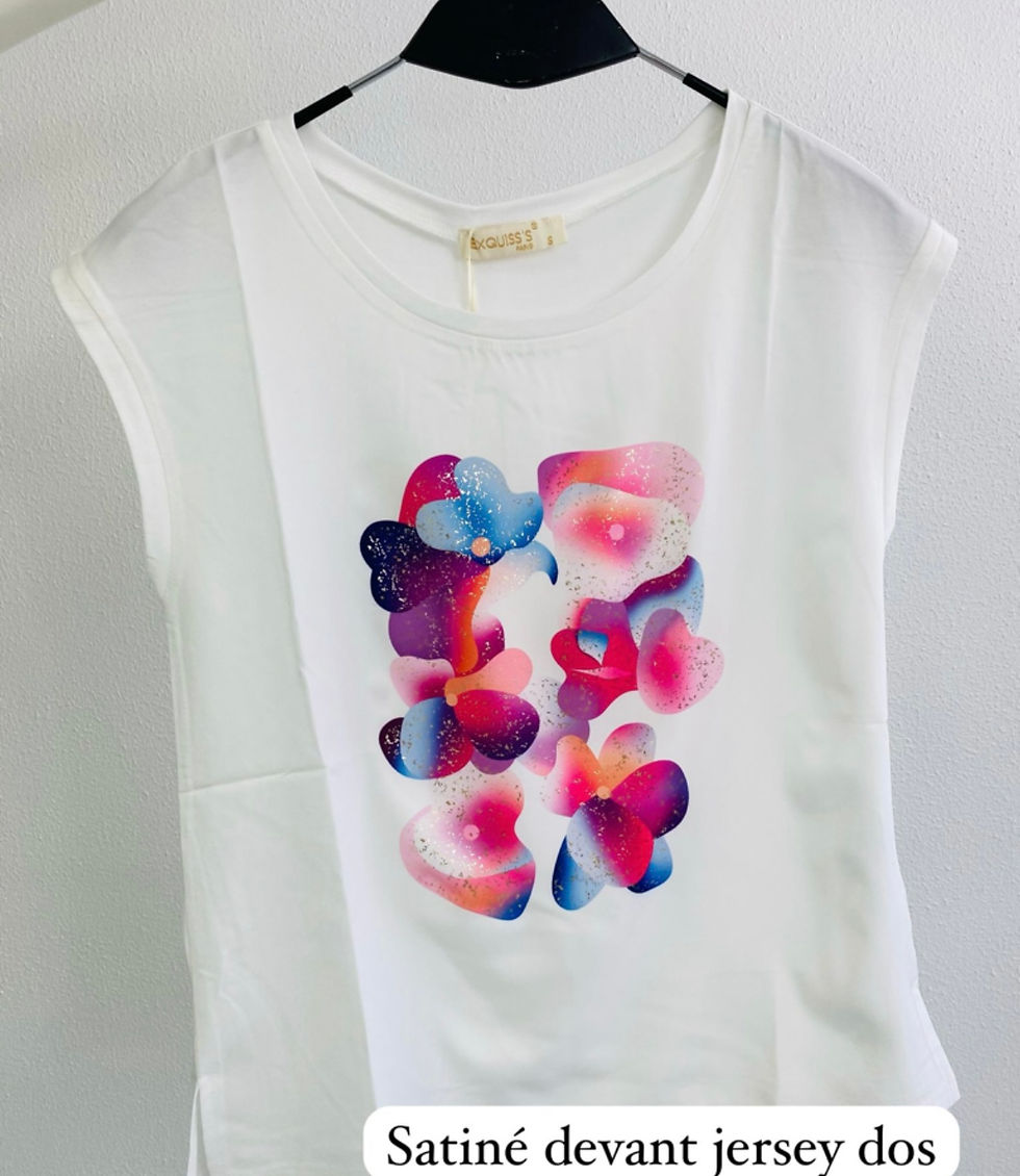 Miniature : Tee-shirts fleurie 