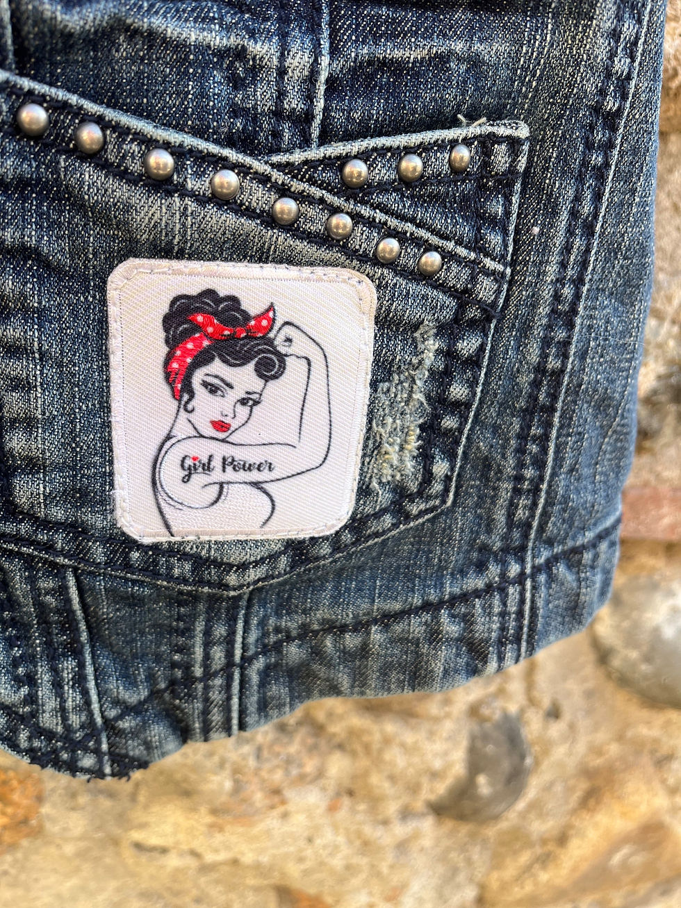 Miniature : Jacket personnalisée girl power 