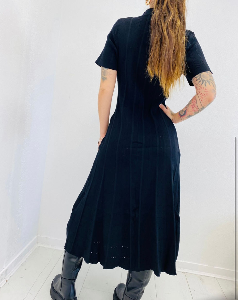 Miniature : Robe longue noire esprit couturier 