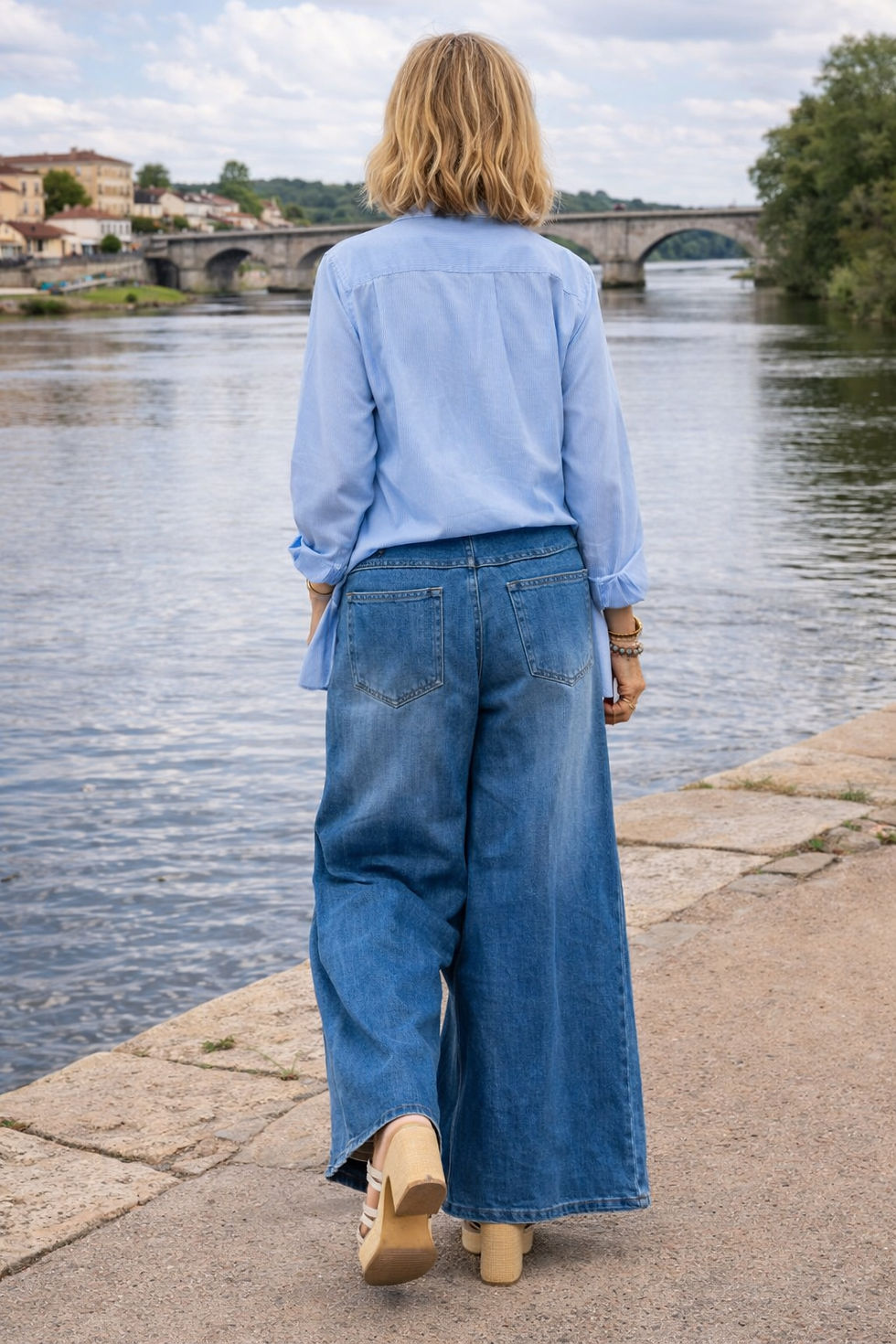 Miniature : Jean jupe culotte 