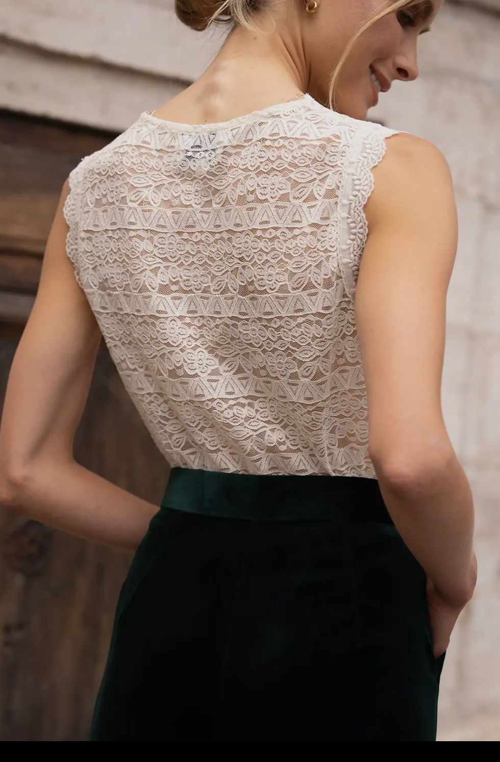 Miniature : Top dentelle 