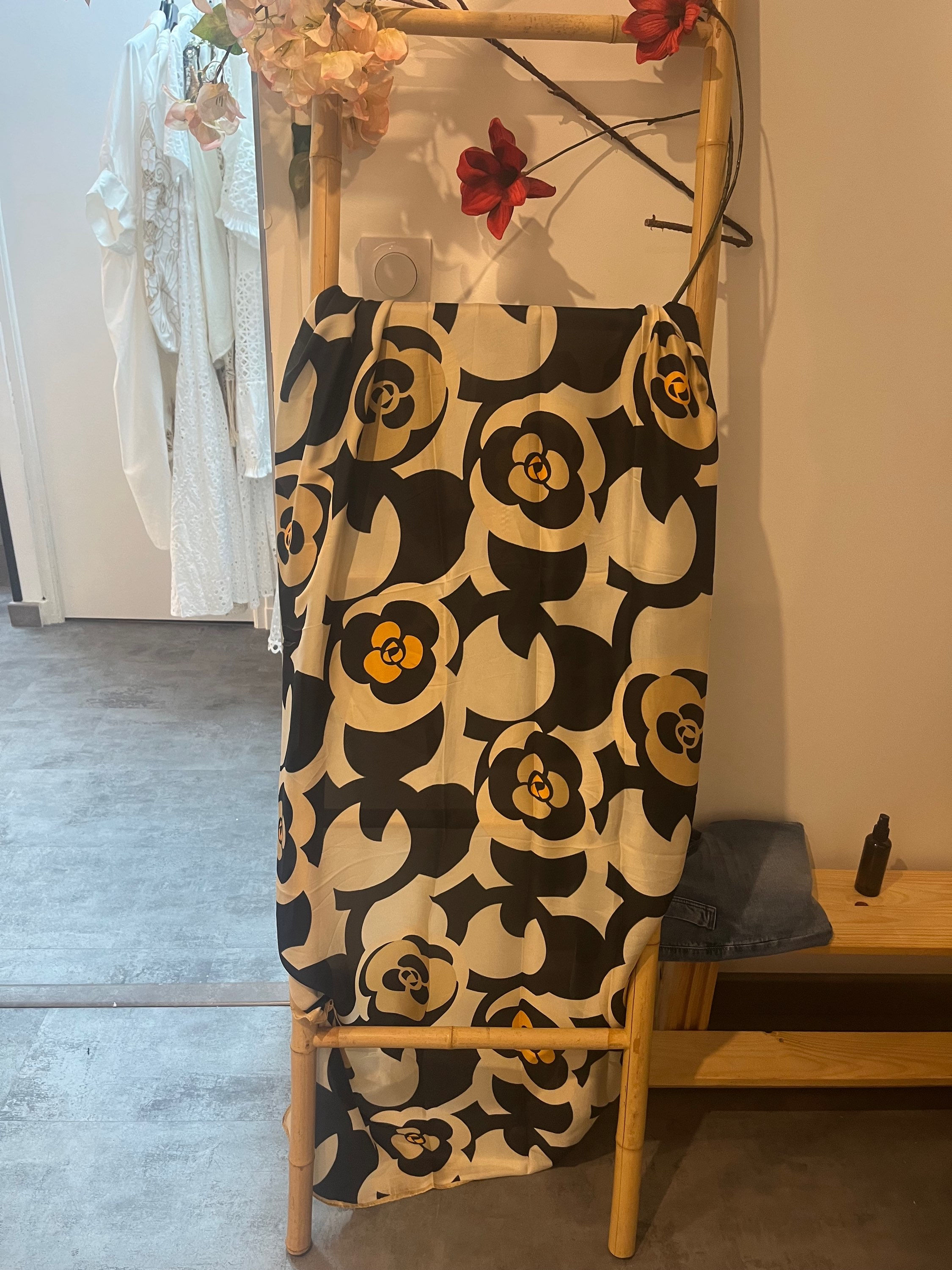 Étole soie et viscose 