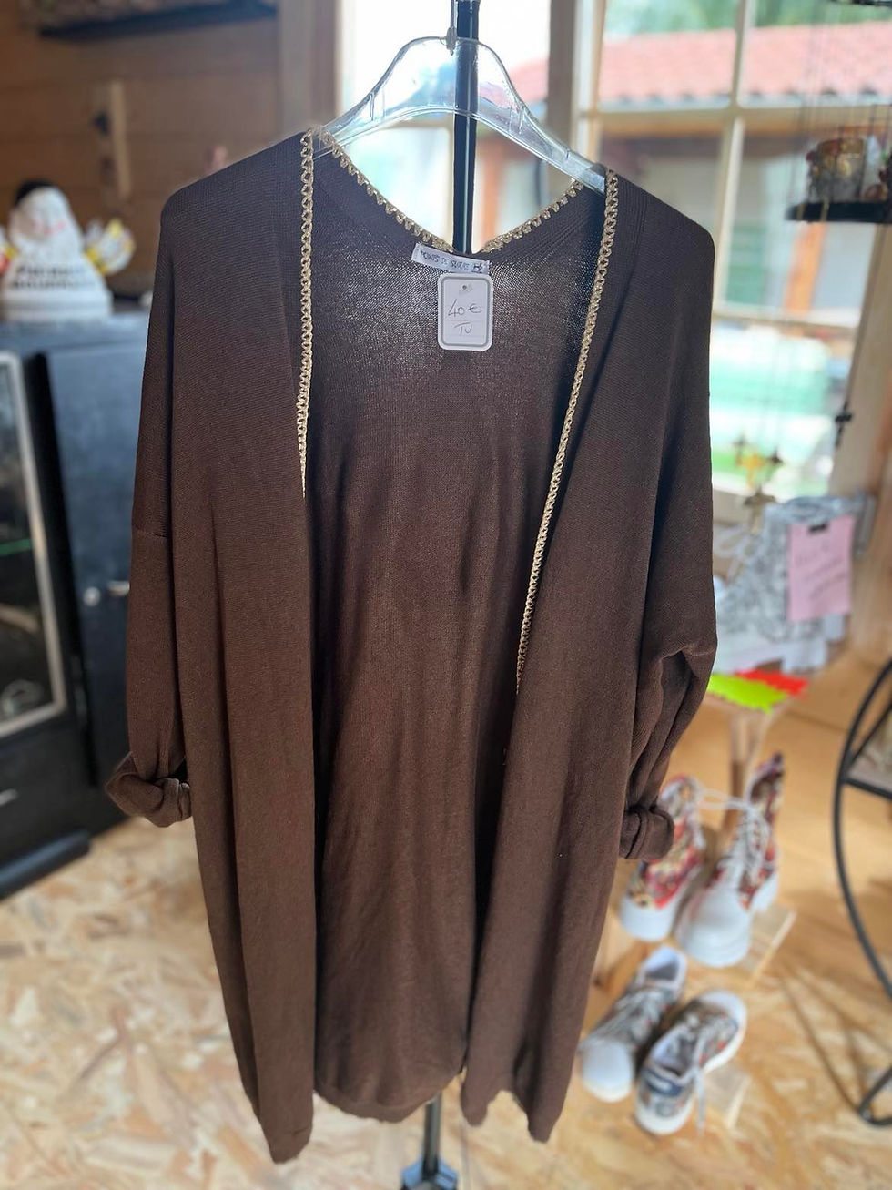 Miniature : Gilet long étoile lurex