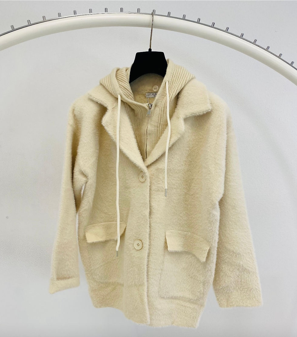Miniature : Veste manteau beige 