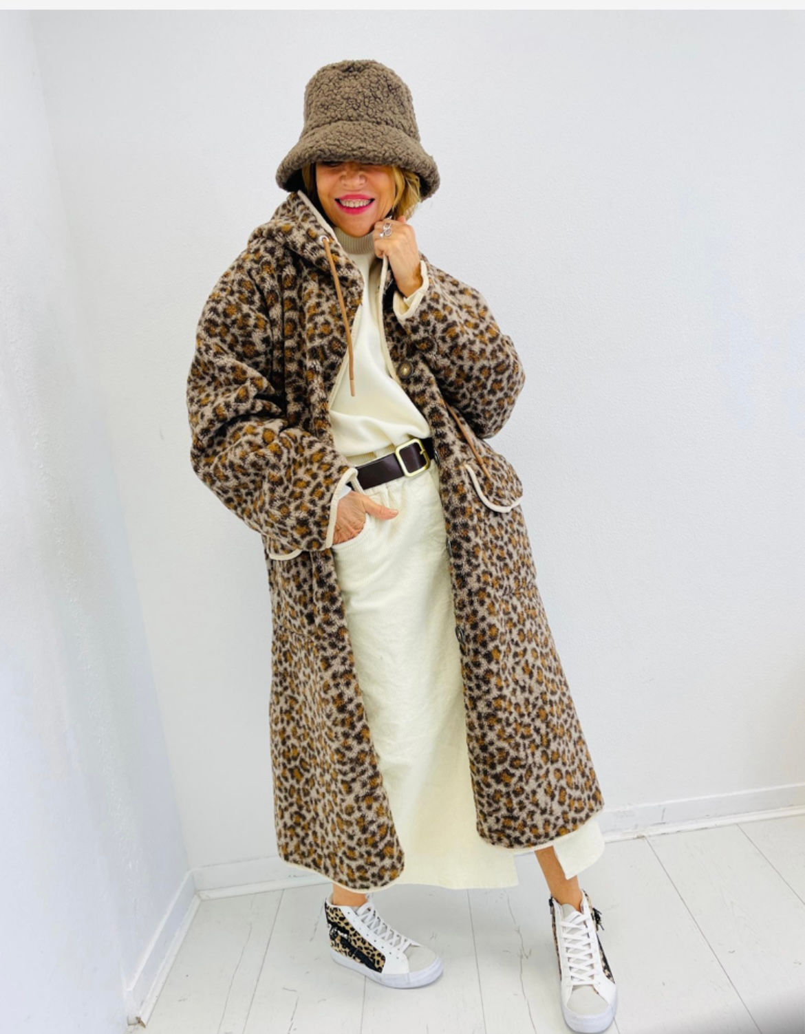 Manteau réversible 2 motifs 