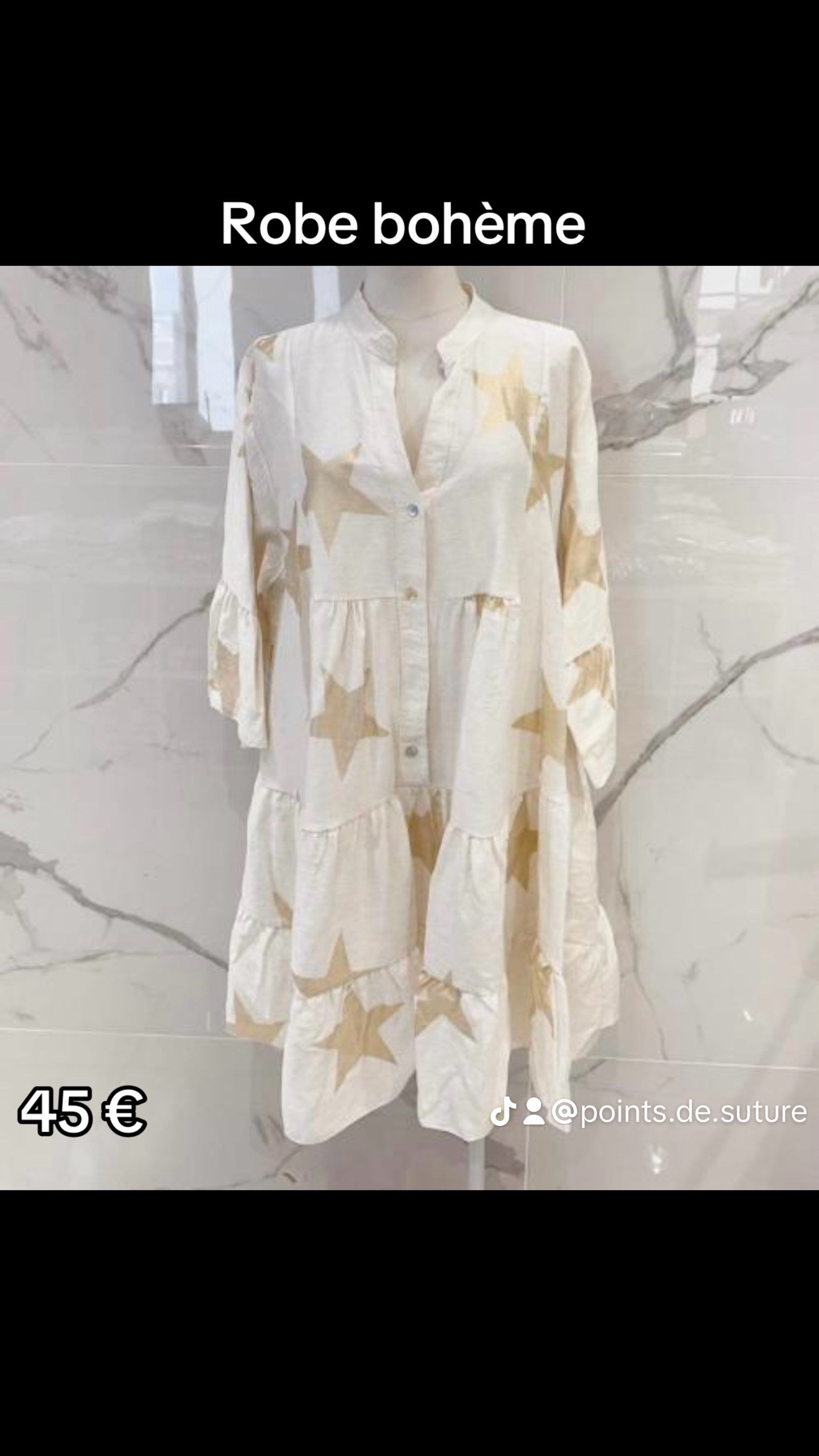 Robe bohème etoile