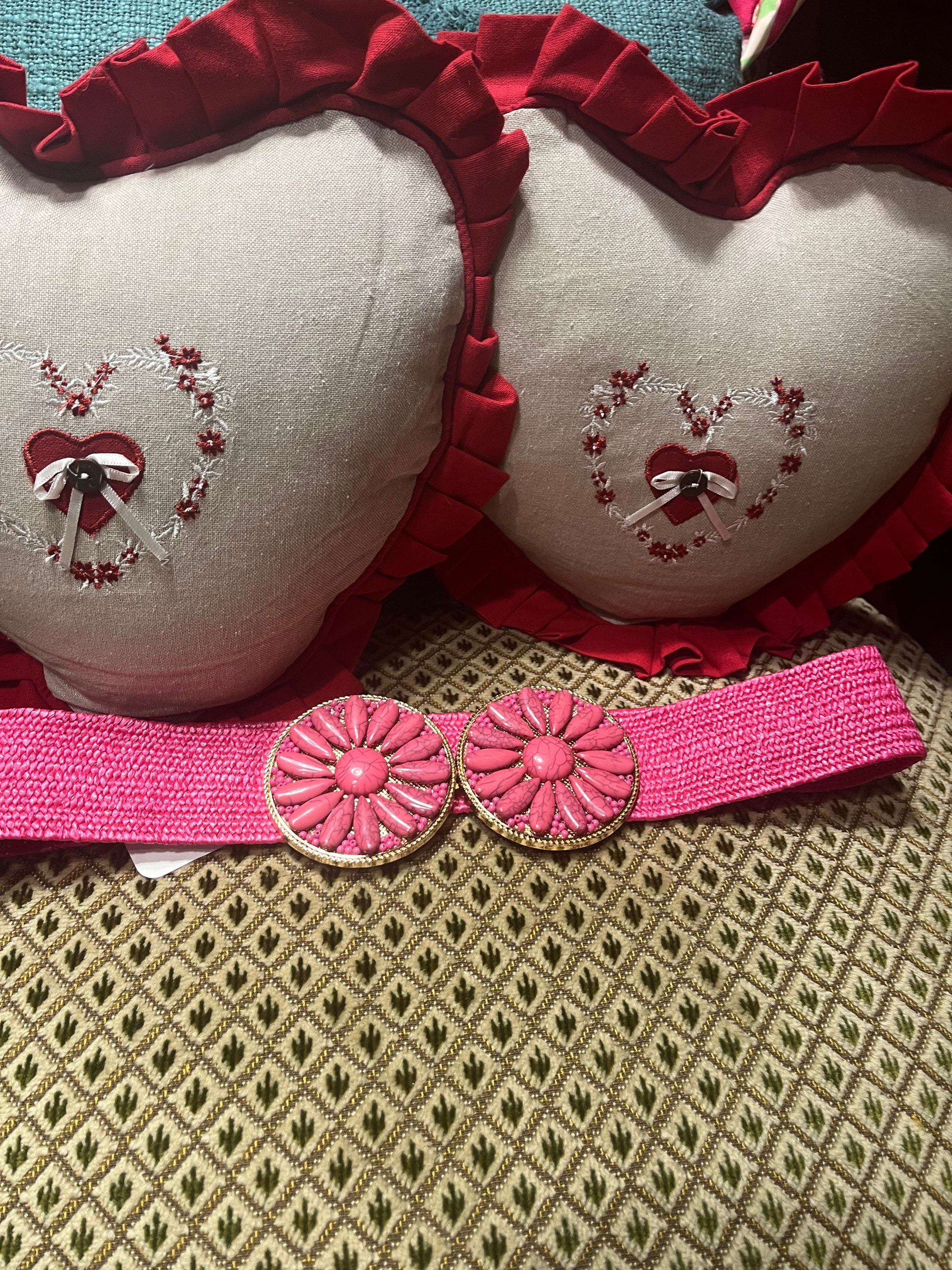 Ceinture élastique rose fuchsia    