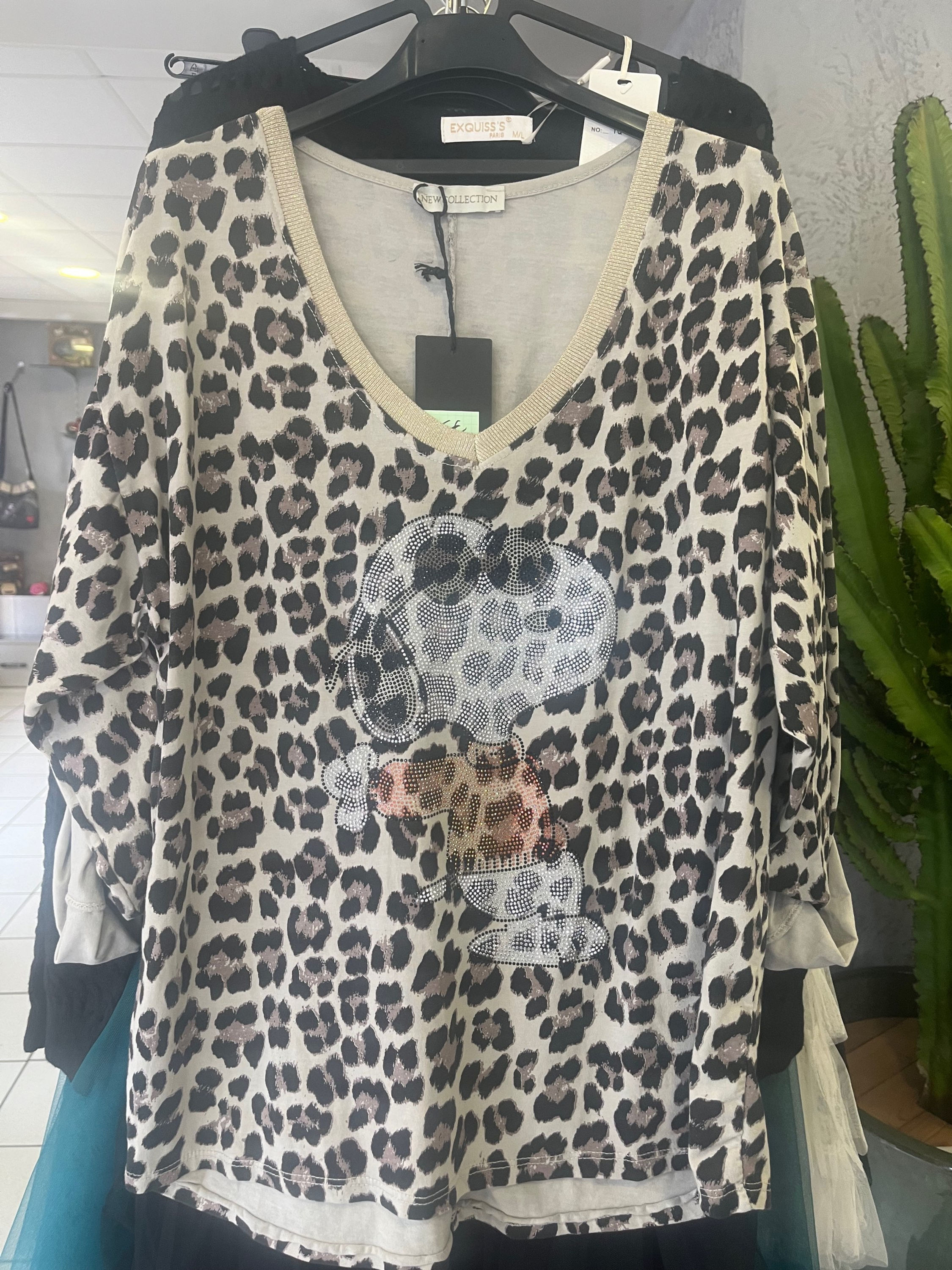 Tee shirts Snoopy beige 