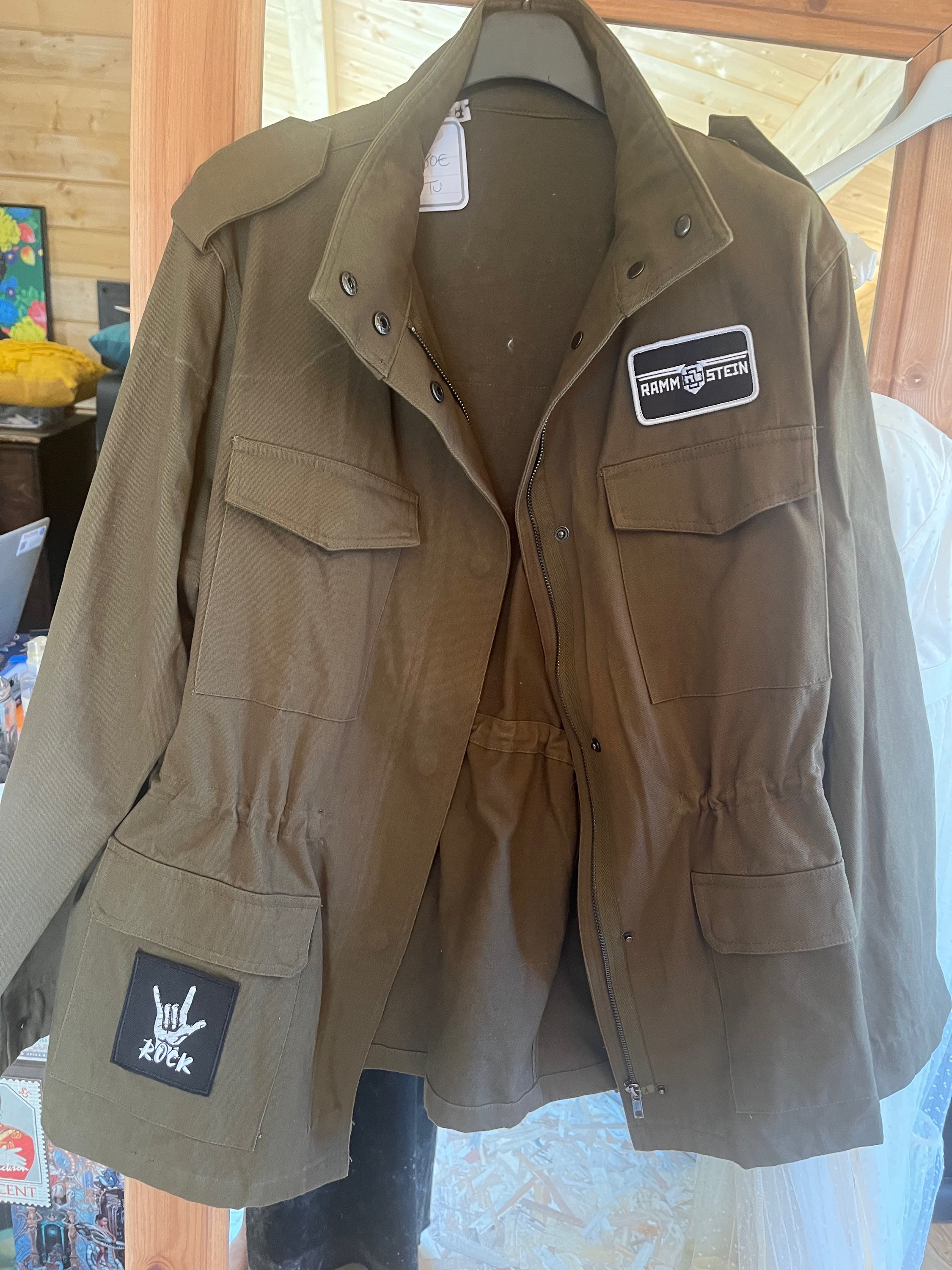 Veste customisee Rammstein 