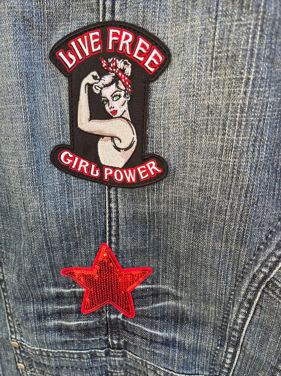 Miniature : Jacket personnalisée girl power 