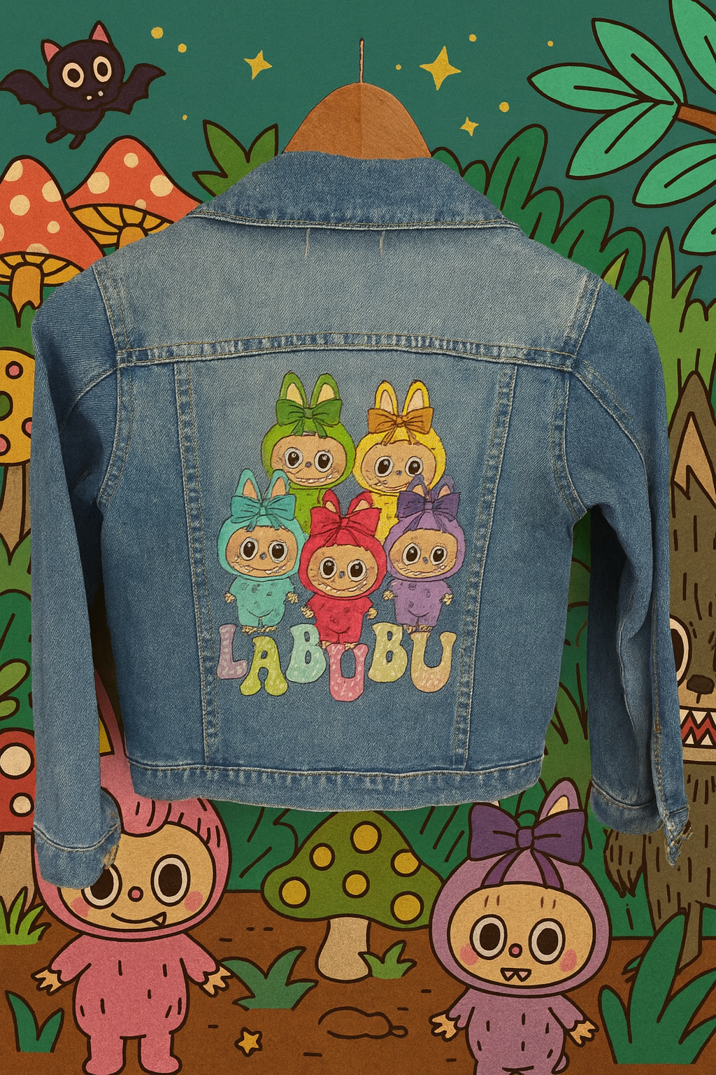 Veste création labubu fille 