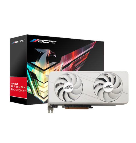 RX 6700 XT 12GB GDDR6 XK 2X FANS WHITE | OCPC GAMING USA INC
