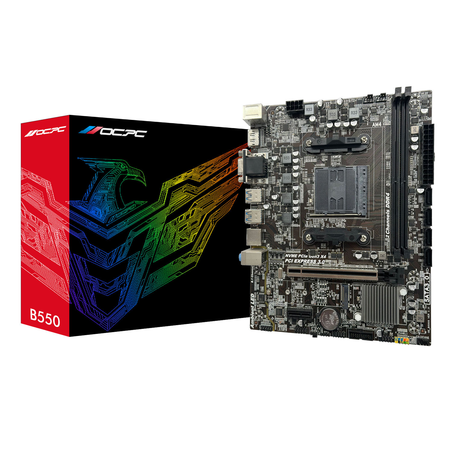 OCPC B550M M-ATX MOTHERBOARD