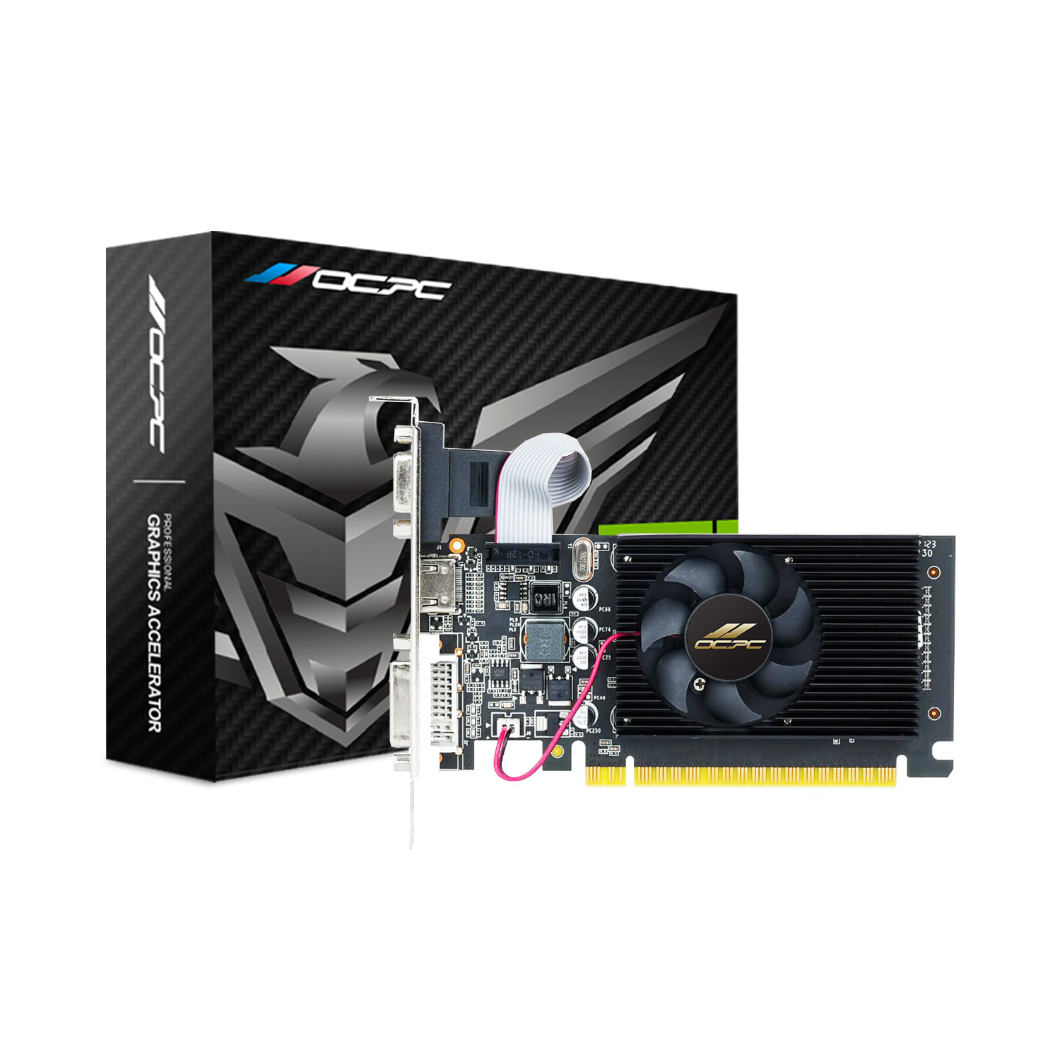 Card màn hình OCPC GT 610 2GB DDR3 LP XE FAN