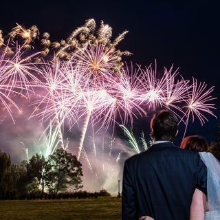 Northern Lights Wedding Fireworks