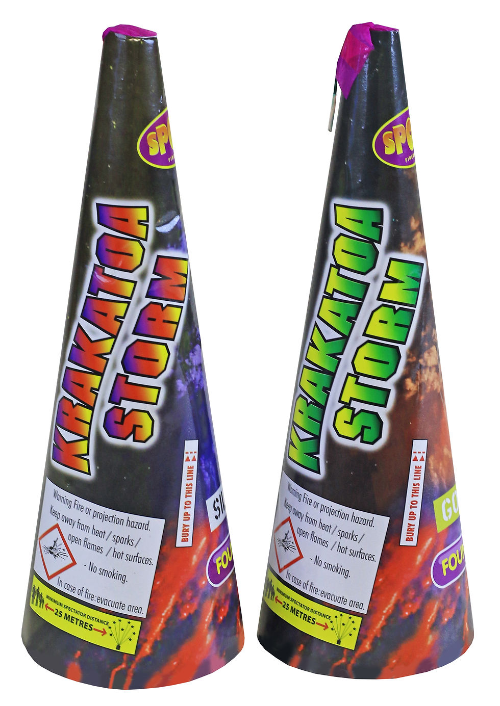 Krakatoa Storm large fountain firework