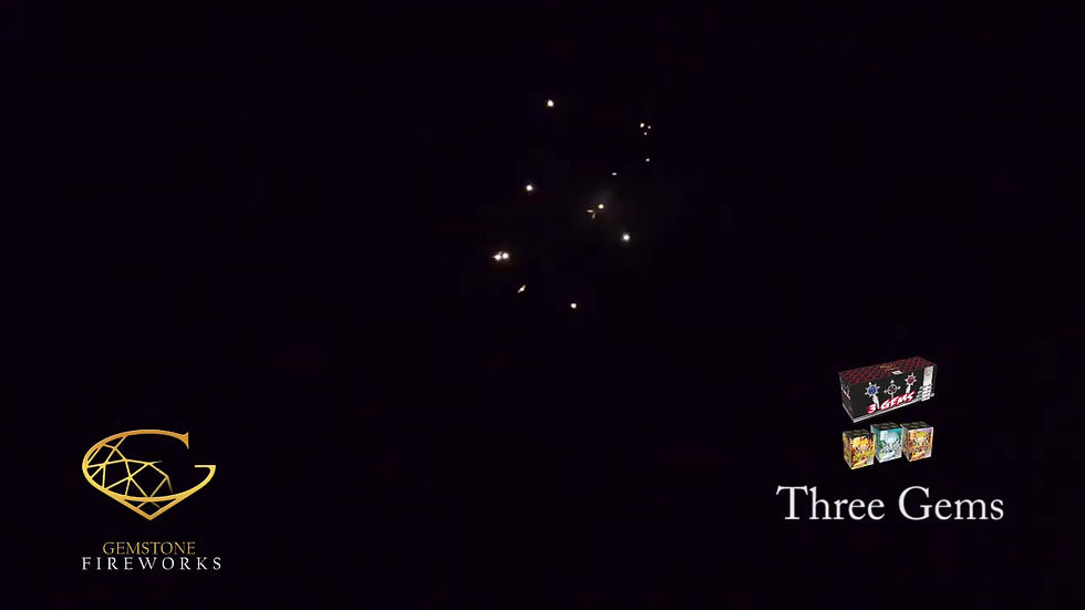 3 Gems Gemstone Fireworks