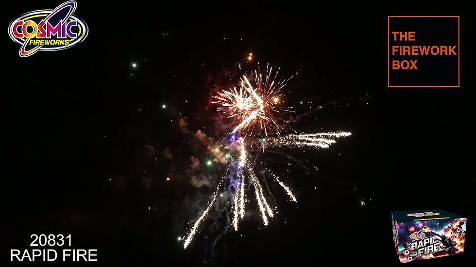Cosmic Fireworks Rapid Fire