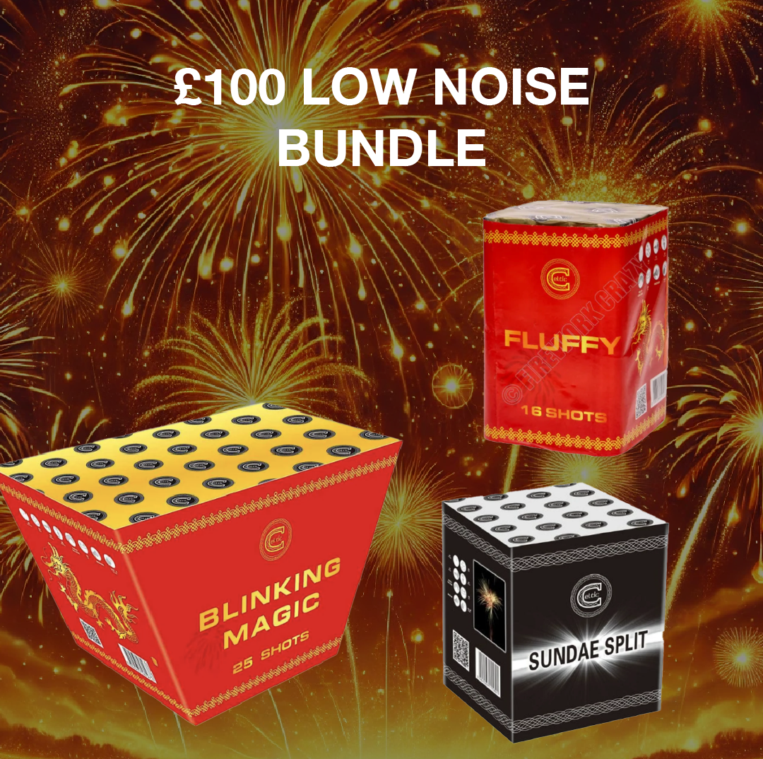 £100 low noise firework bundle