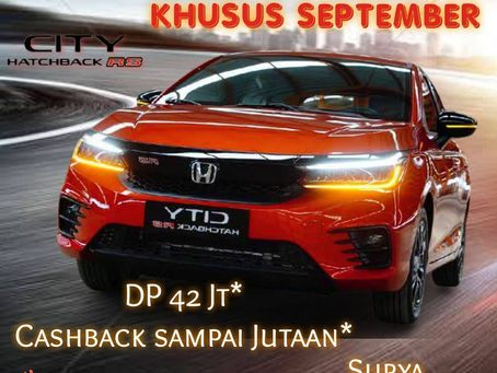 Promo Honda SEP. City HB RS Special Price!!