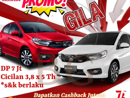 Hanya Agustus ! Brio DP Cuma 7 Jt* Mau??