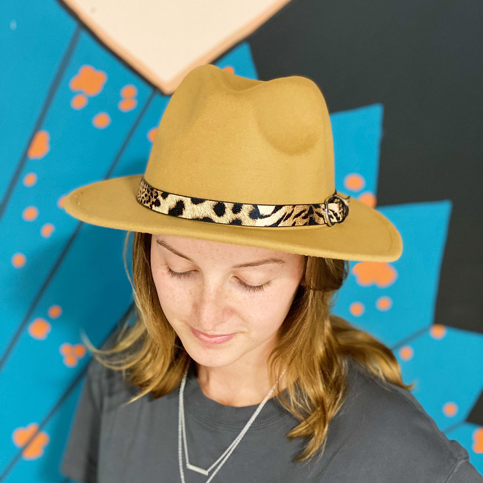 Thumbnail: Leopard Band Fedora Hat