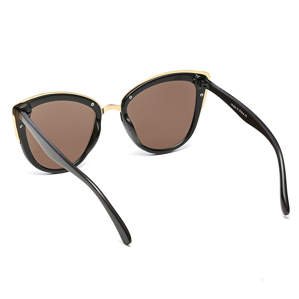 Thumbnail: CHESTER | S1005 - Women's Vintage Retro Oversized Cat Eye Sunglasses