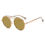 Thumbnail: FAIRFAX | Polarized Circle Round Brow-Bar Fashion Sunglasses