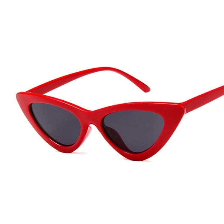 Thumbnail: Woman Retro Small Cat Eye Sun Glasses Designer Colorful Eyewear Oculos De Sol