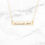 Thumbnail: Jeremiah 29:11 Necklace - Rose Gold Bar Necklace