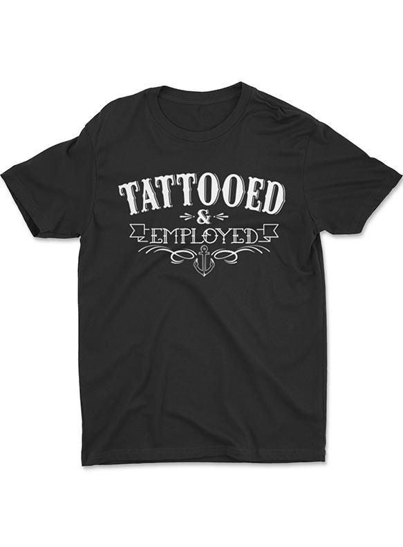 Thumbnail: New "Tattooed and Employed" Men's Tee