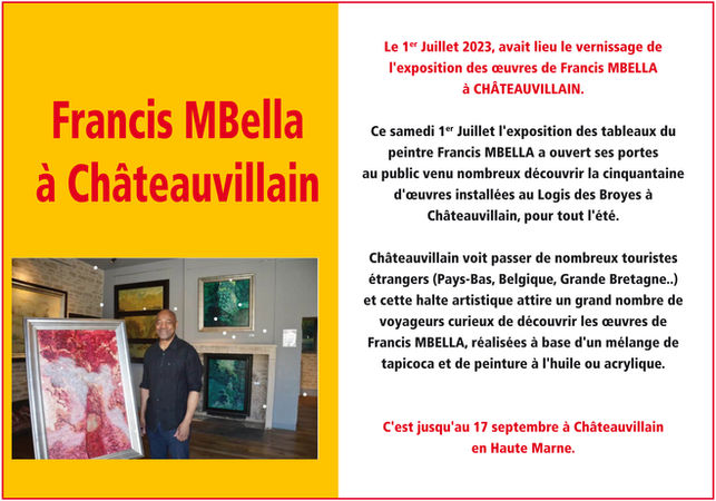 Francis MBella à Châteauvillain