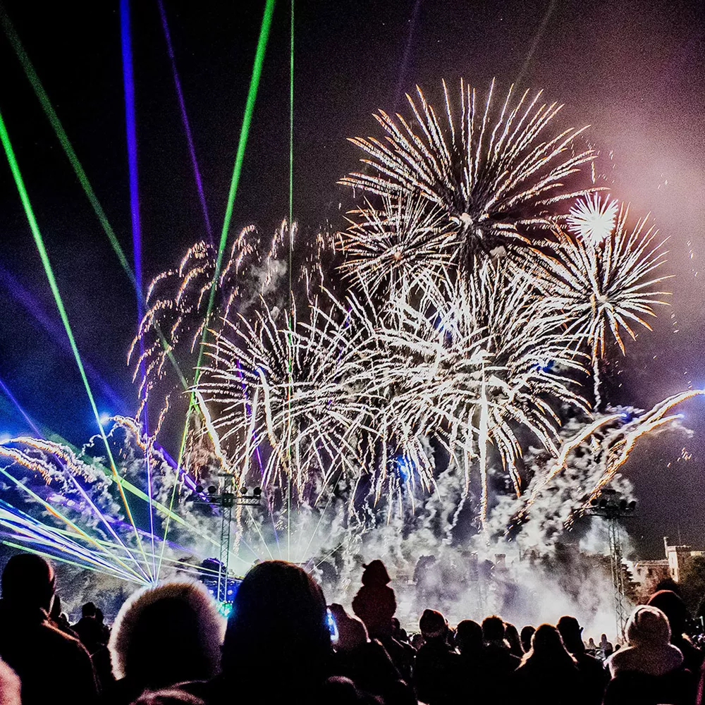 Fireworks at Alton Towers Resort