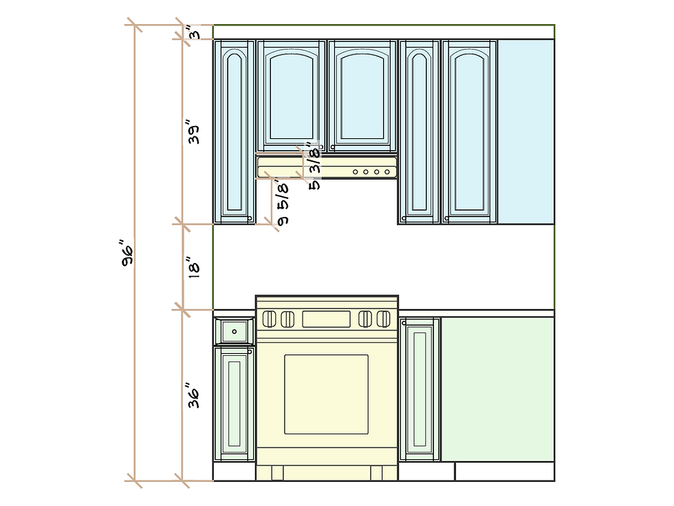 縮圖：6ft-9ft L Shape Kitchen Set