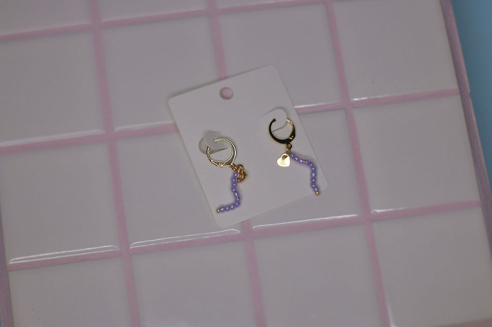 Miniature : Pastel Thunder Earrings 
