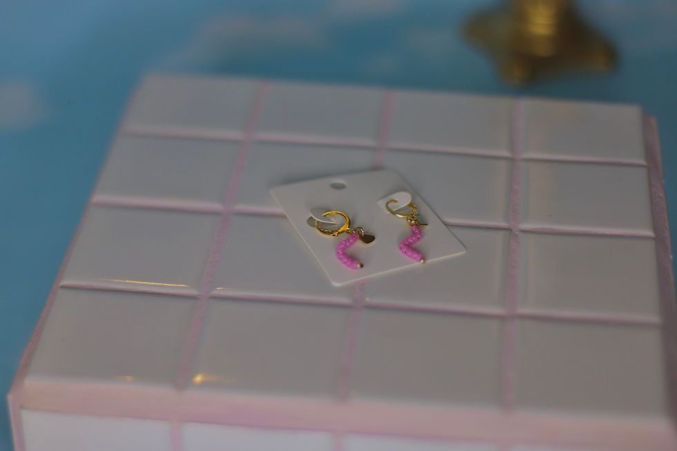 Miniature : Pastel Thunder Earrings 