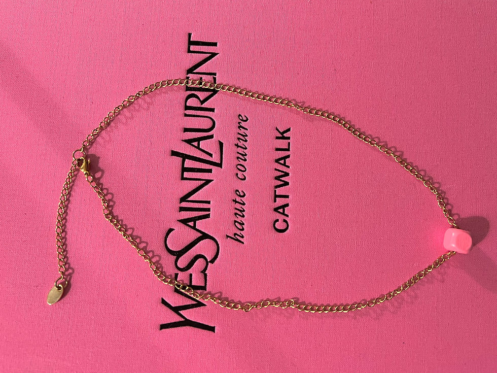 Miniature : Don’t be Square Minded Necklace (or Chocker)