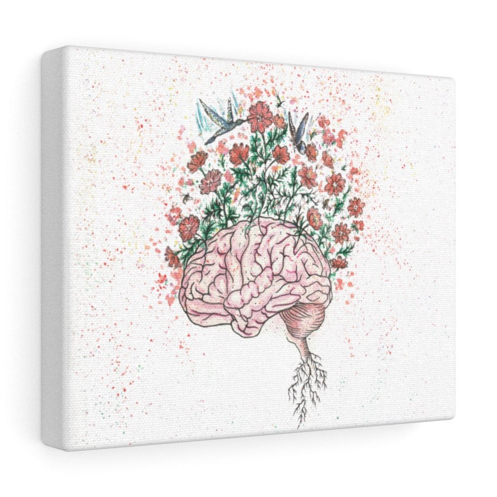 "mind blown" by Adriana Furim Printed on Canvas
